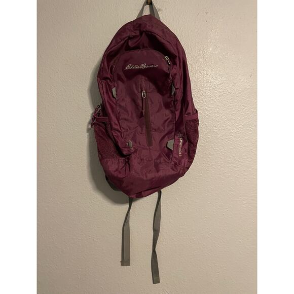 Eddie Bauer Stowaway 20L Packable Backpack Daypack Lightweight Plum Purple Bag - Picture 1 of 10